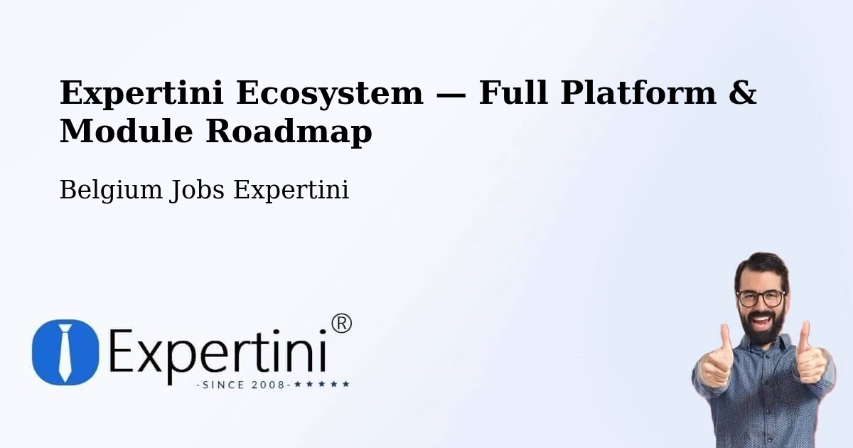 Expertini Ecosystem — Full Platform & Module Roadmap – Modave